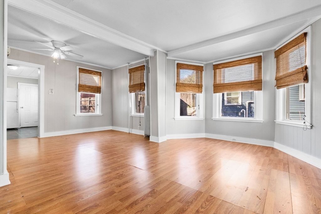 Empty room, Interior, Wood Texture Flooring
