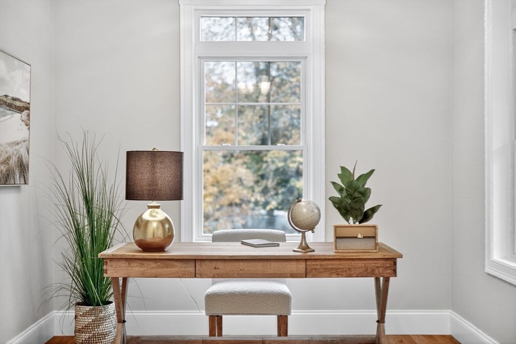 Home Office, Interior, Wood Texture Flooring