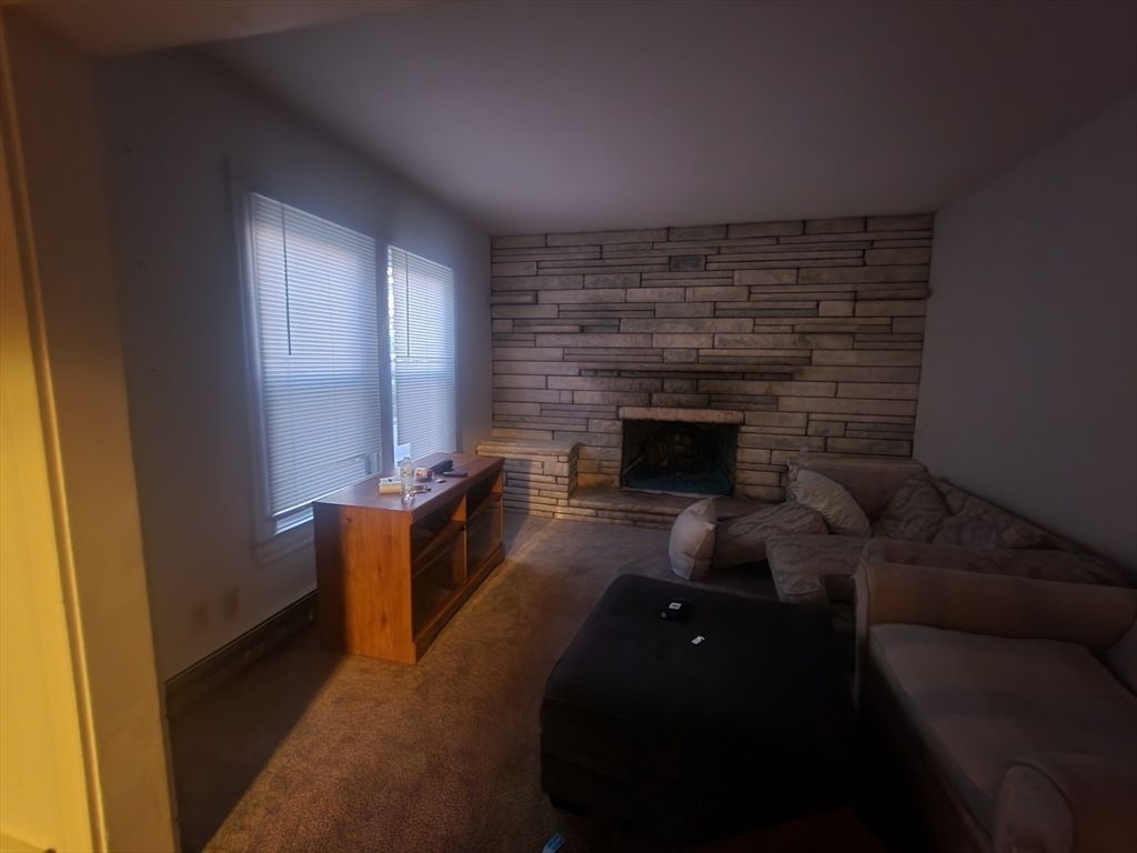Fireplace, Interior, Living room, Stone Walls