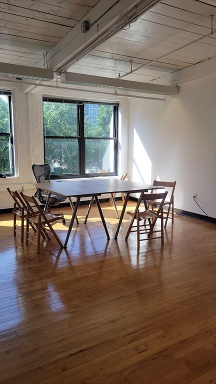 Dining room, Interior, Wood Texture Flooring