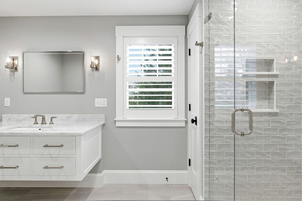 Bathroom, Glass Shower, Interior