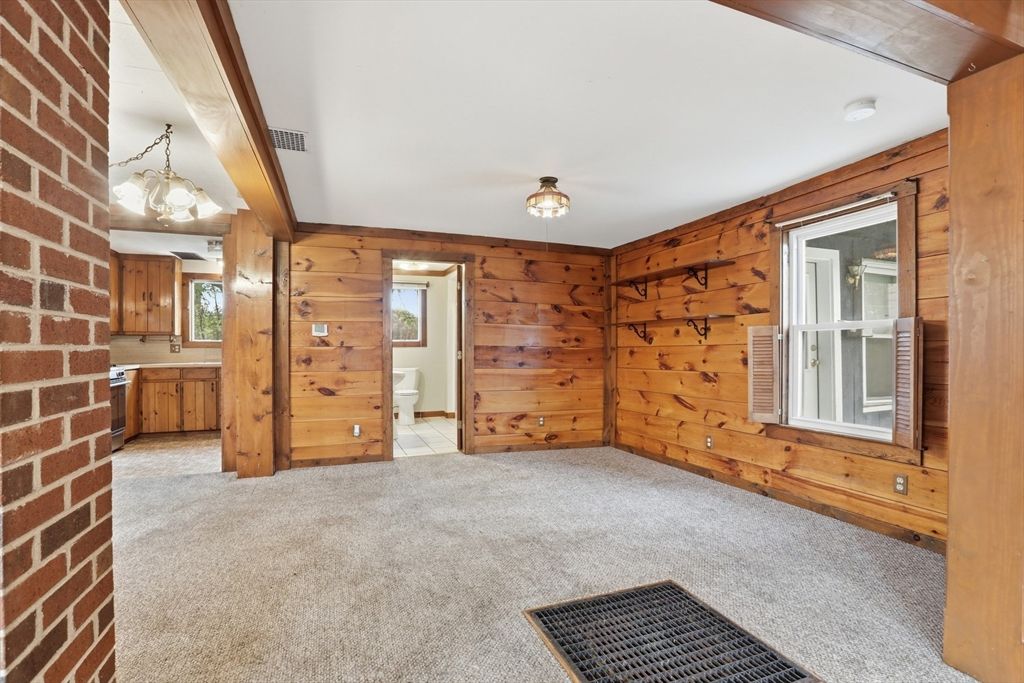 Empty room, Interior, Wooden Walls