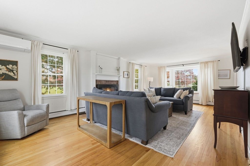 Fireplace, Interior, Living room, Piano, Wood Texture Flooring