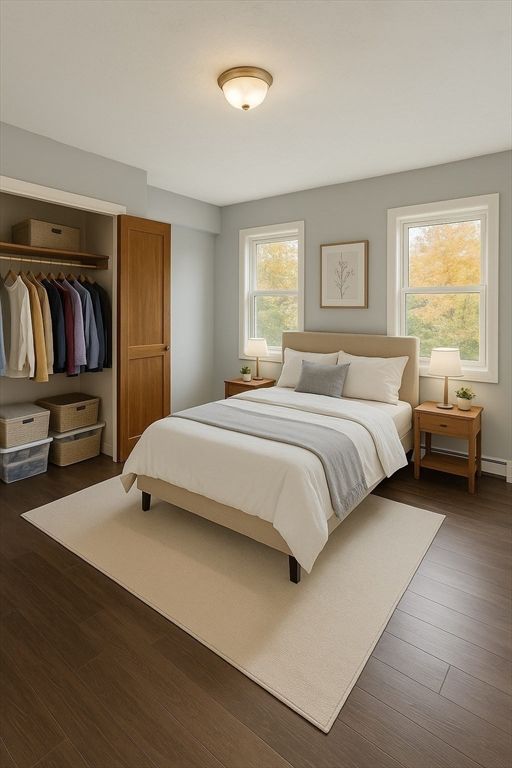 Bedroom, Interior, Wood Texture Flooring