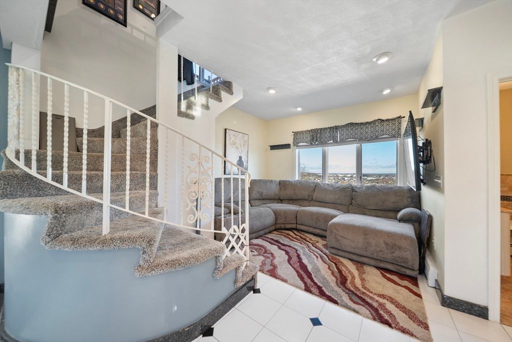 Interior, Living room, Recessed Lighting