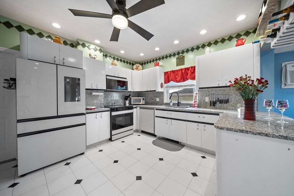 Interior, Kitchen, Recessed Lighting, Stainless Steel Appliances