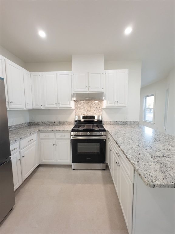 Interior, Kitchen, Recessed Lighting, Stainless Steel Appliances