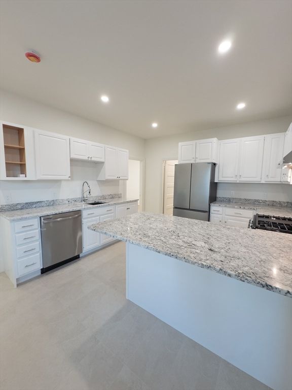 Interior, Kitchen, Recessed Lighting, Stainless Steel Appliances