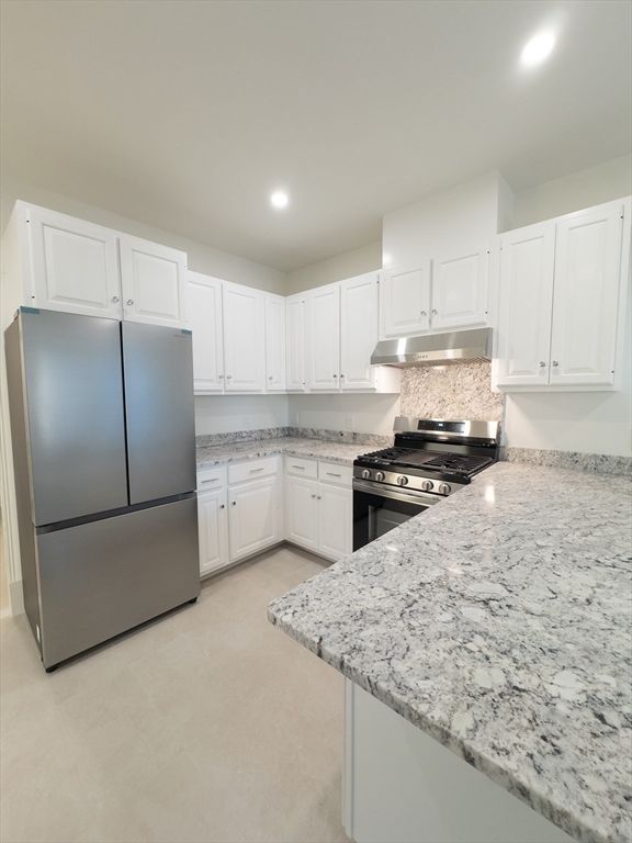 Interior, Kitchen, Recessed Lighting, Stainless Steel Appliances