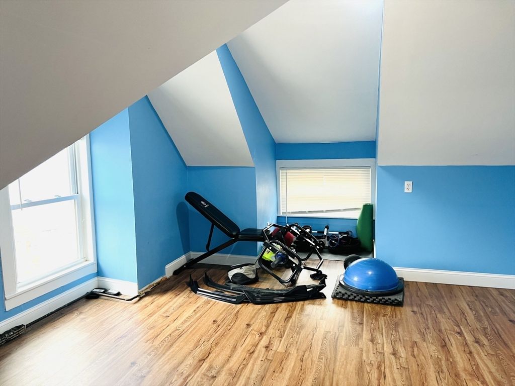 Fitness Equipment, Interior, Wood Texture Flooring