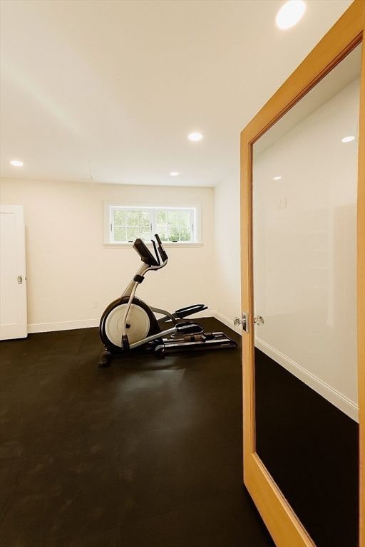 Fitness Equipment, Interior, Recessed Lighting