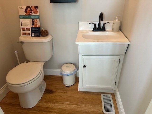 Bathroom, Interior, Wood Texture Flooring