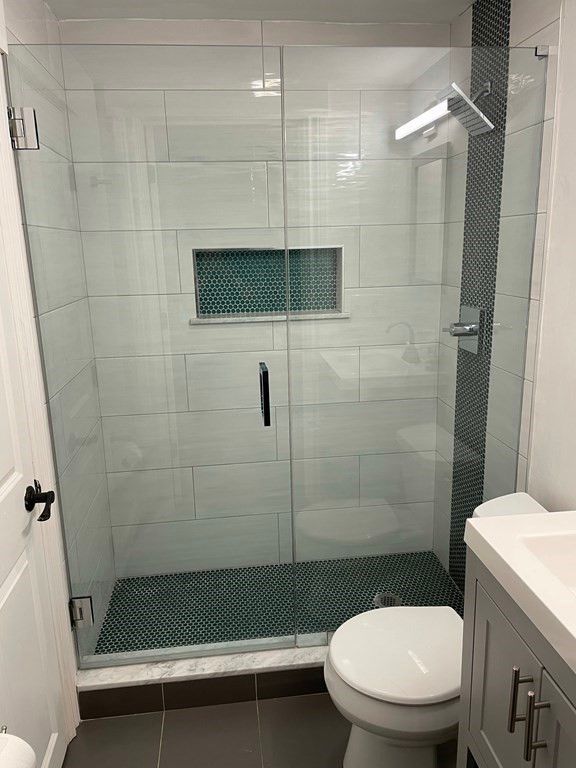 Bathroom, Glass Shower, Interior