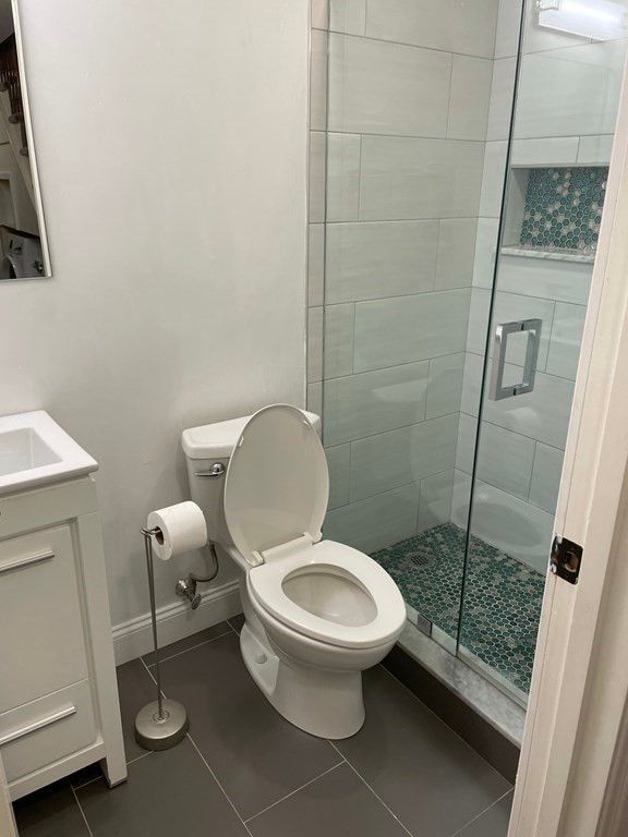 Bathroom, Glass Shower, Interior