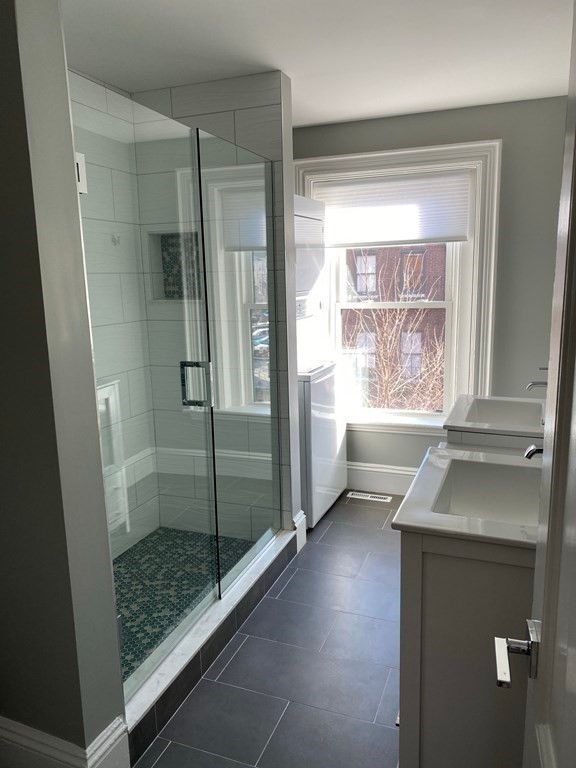Bathroom, Glass Shower, Interior