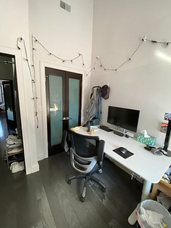 Home Office, Interior, Wood Texture Flooring