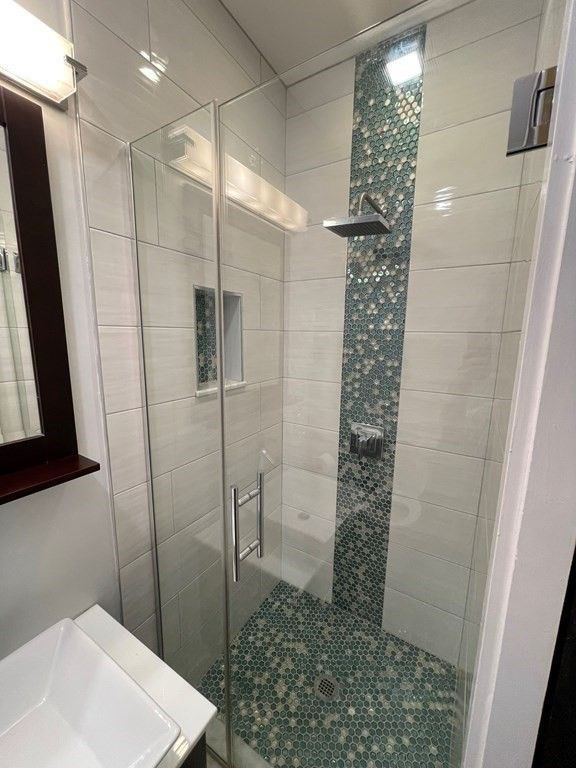 Bathroom, Glass Shower, Interior