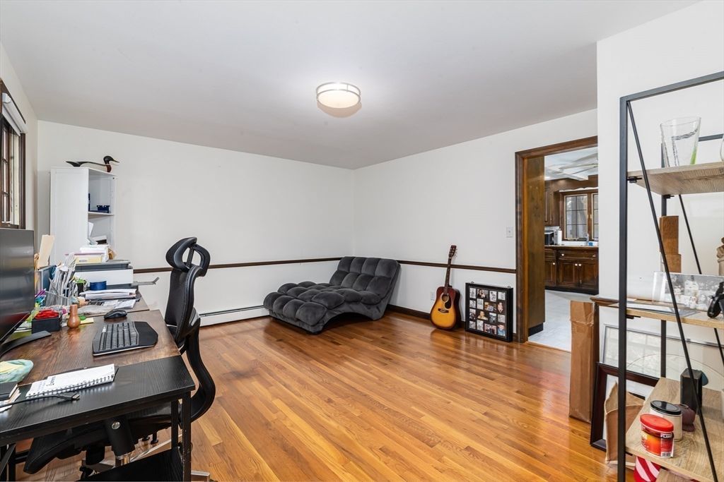 Home Office, Interior, Wood Texture Flooring