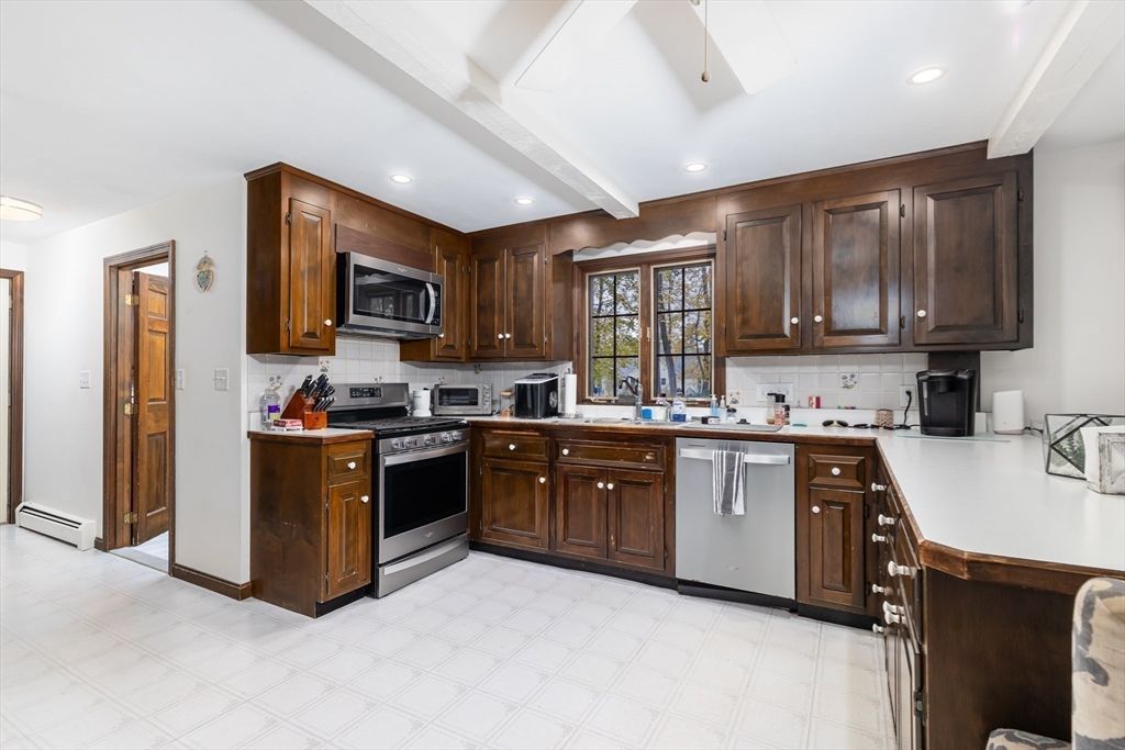 Interior, Kitchen, Recessed Lighting, Stainless Steel Appliances