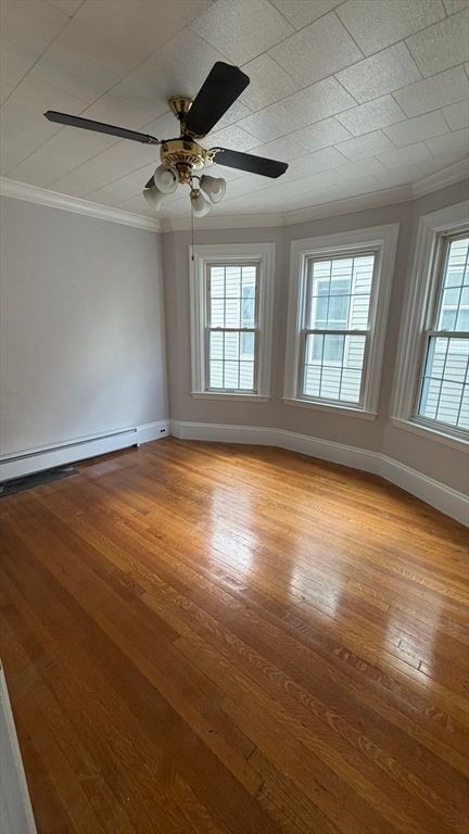 Empty room, Interior, Wood Texture Flooring