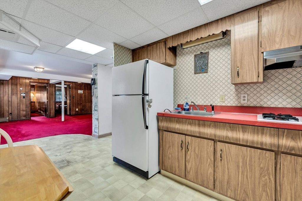 Interior, Kitchen, Wooden Walls