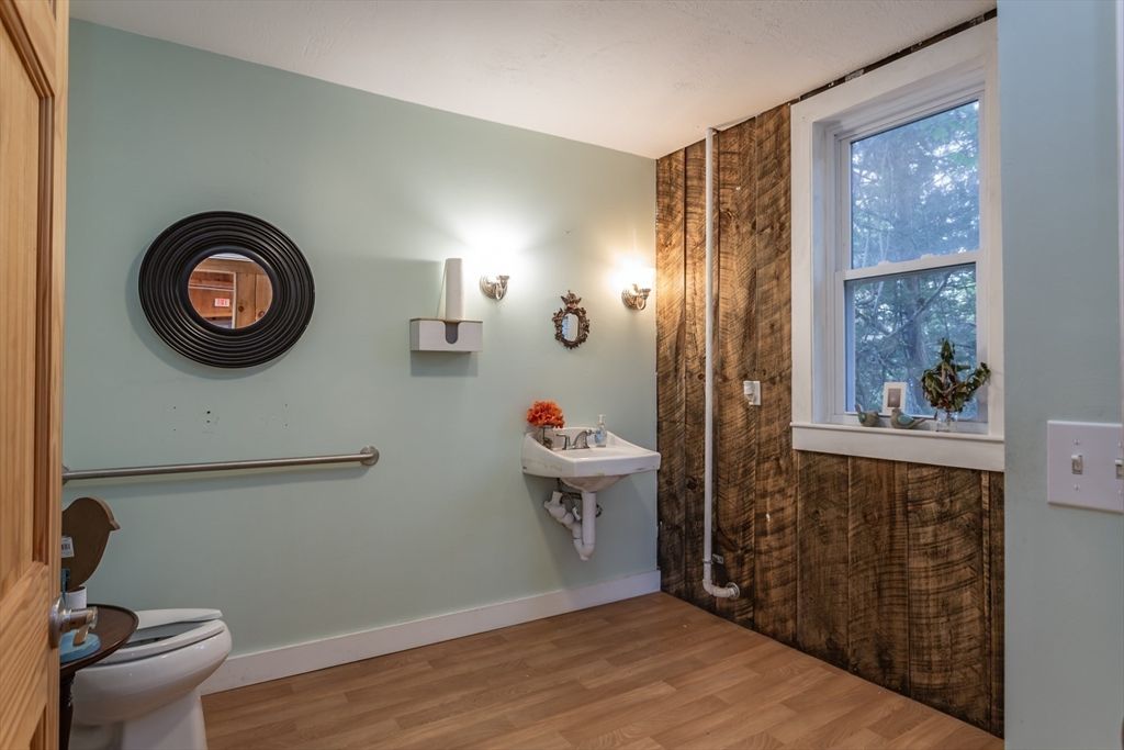 Bathroom, Interior, Wood Texture Flooring