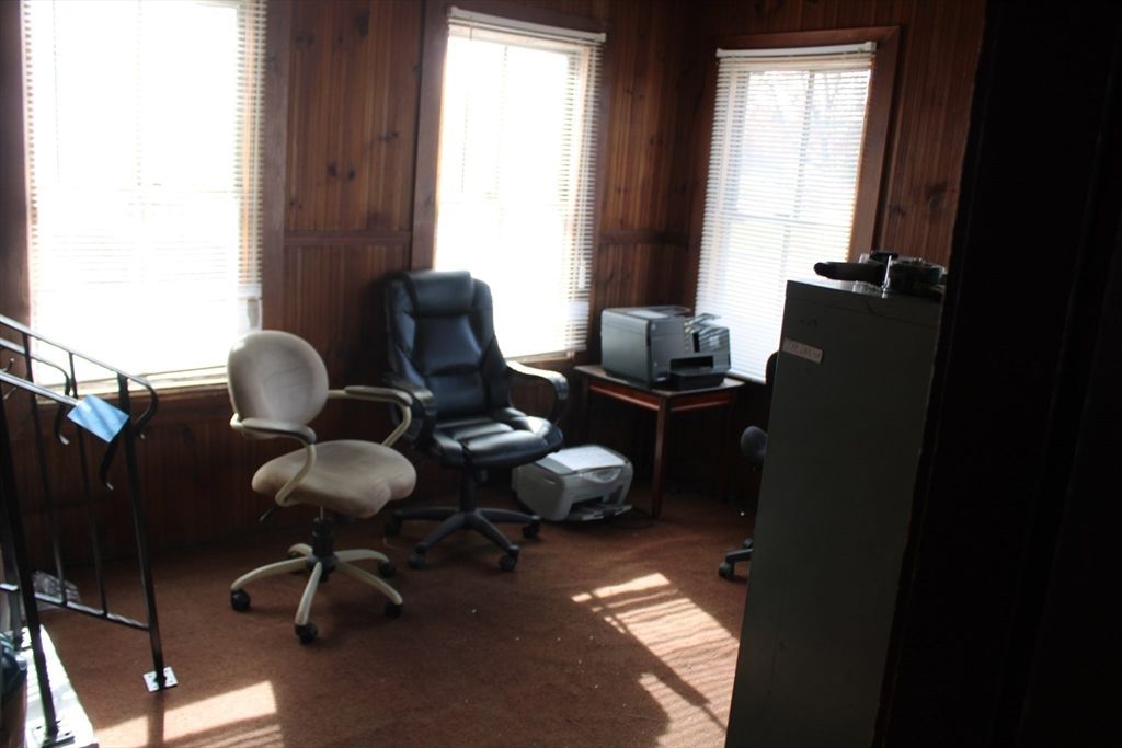 Home Office, Interior, Wooden Walls