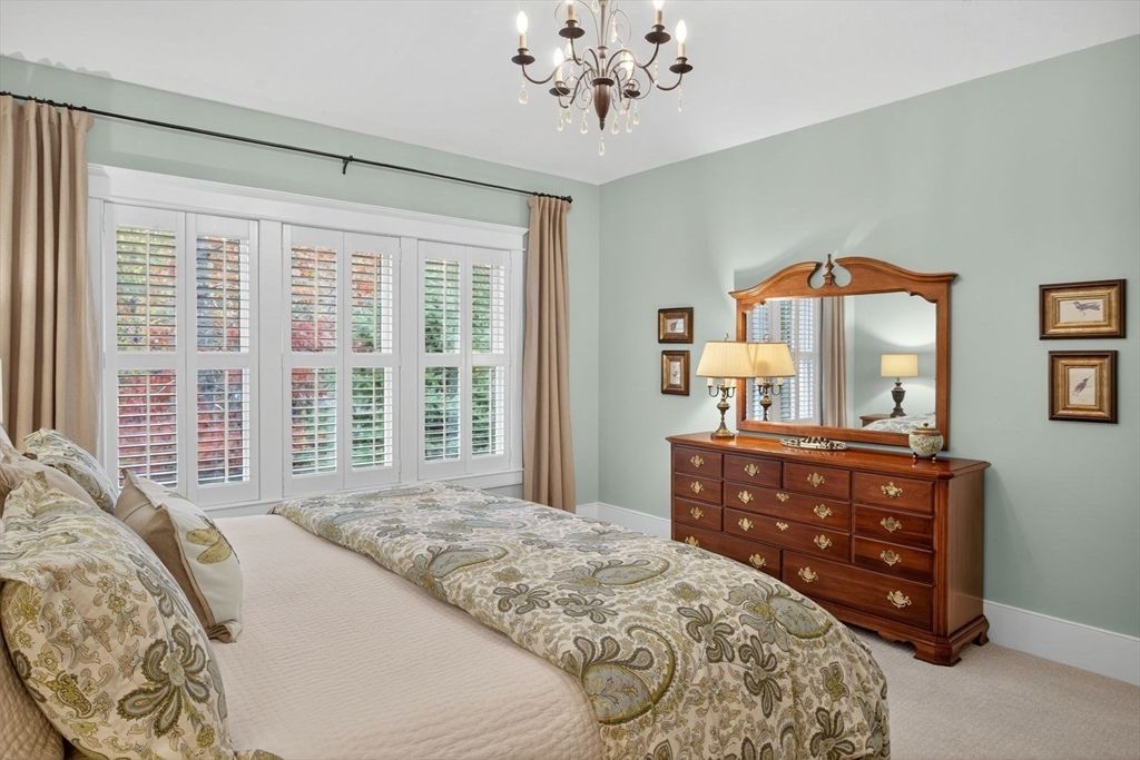 Bedroom, Chandelier, Interior