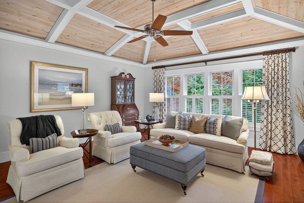 Interior, Living room, Wooden Ceilings, Wood Texture Flooring