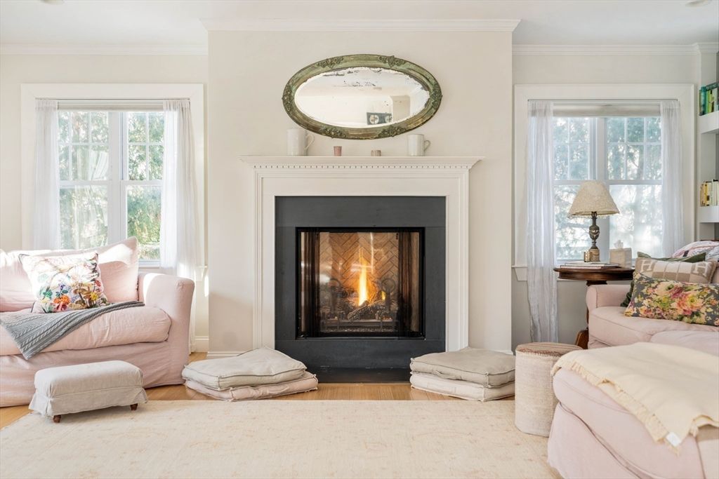 Fireplace, Interior, Living room, Wood Texture Flooring