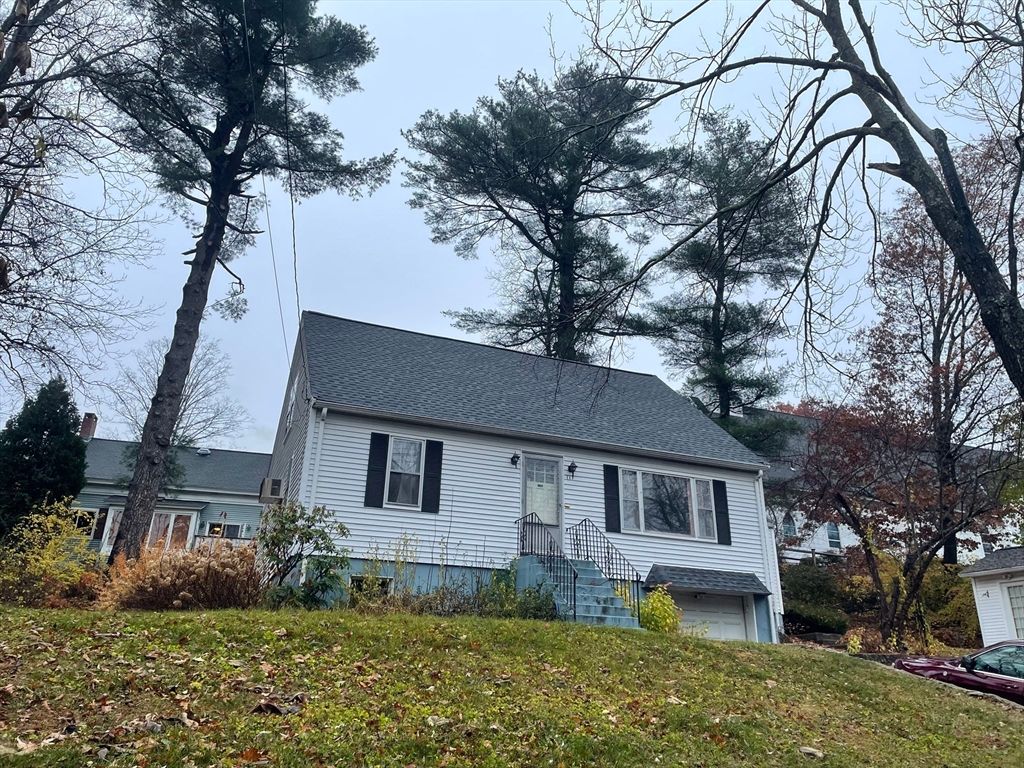 Attached, Backyard, Exterior, Facade, Cape Cod