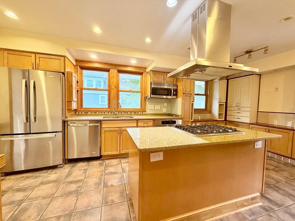 Interior, Kitchen, Recessed Lighting, Stainless Steel Appliances