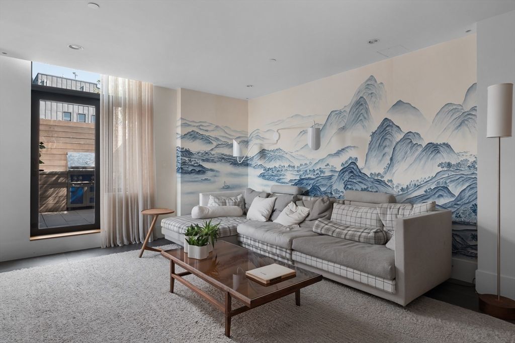 Interior, Living room, Recessed Lighting