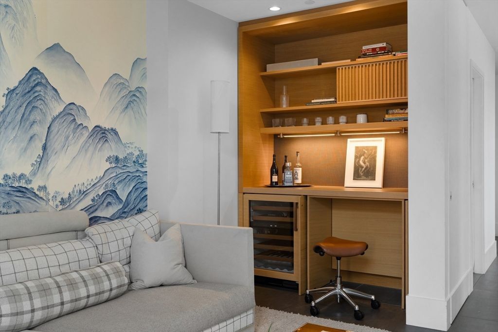 Home Office, Interior, Recessed Lighting