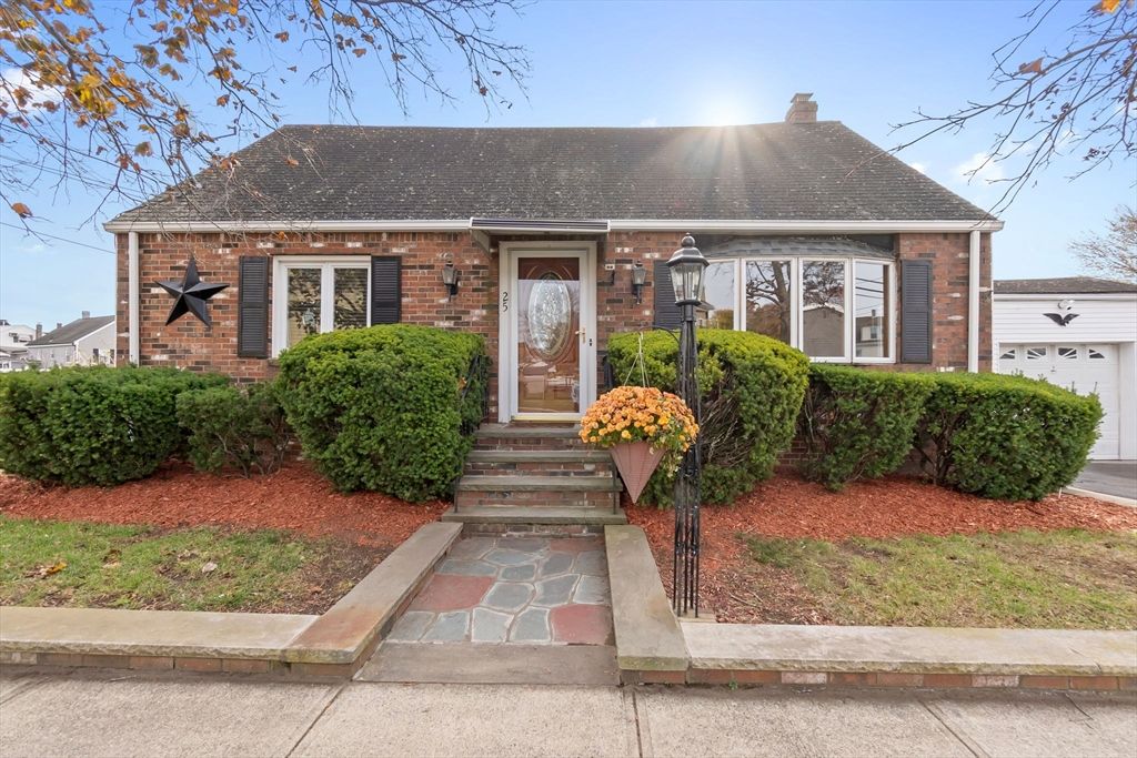 Exterior, Facade, Brick Facade, Cape Cod