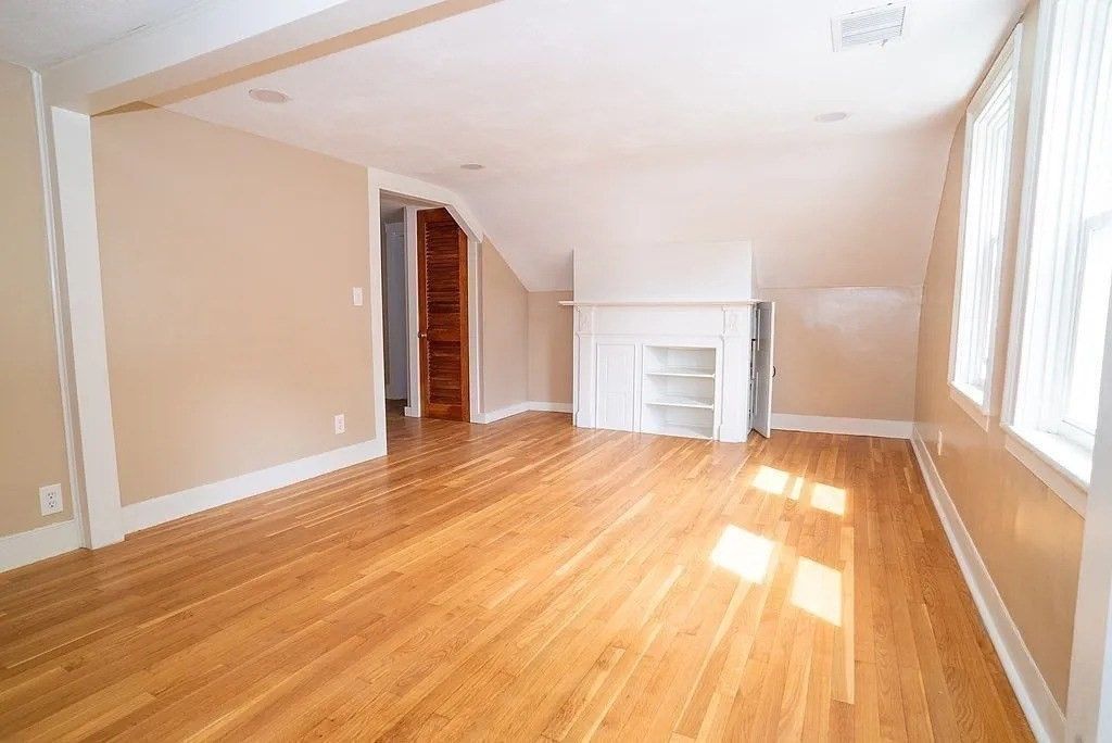 Empty room, Interior, Wood Texture Flooring