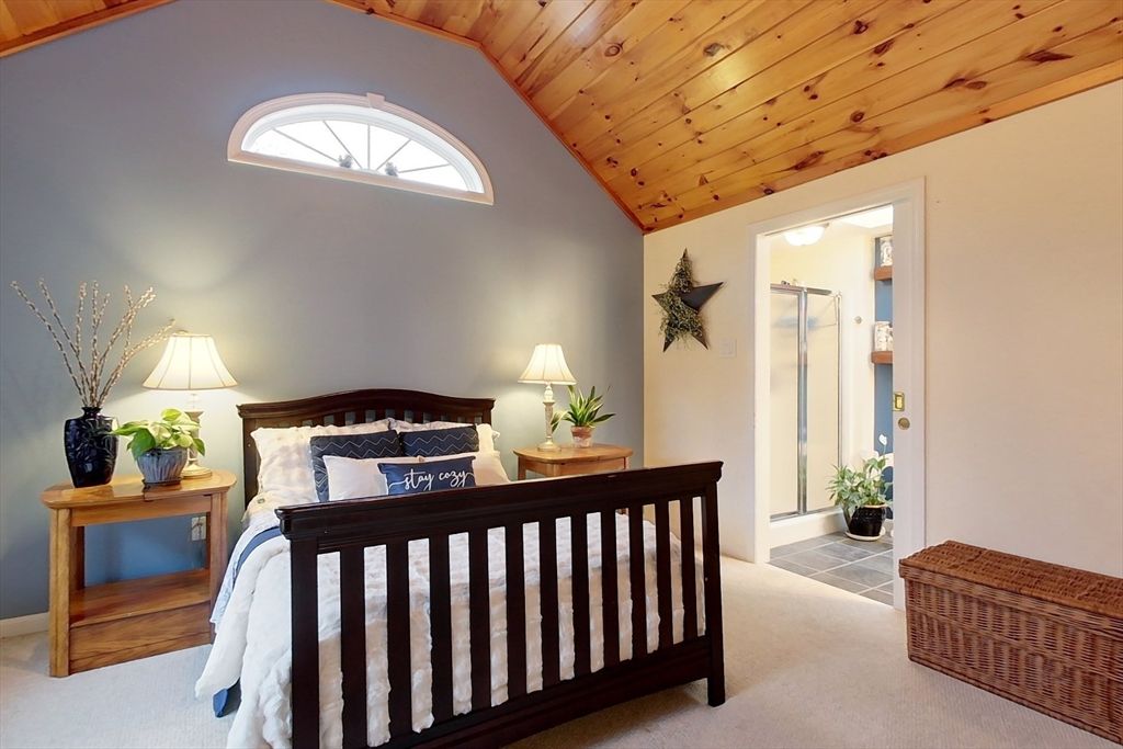 Bedroom, Interior, Wooden Ceilings