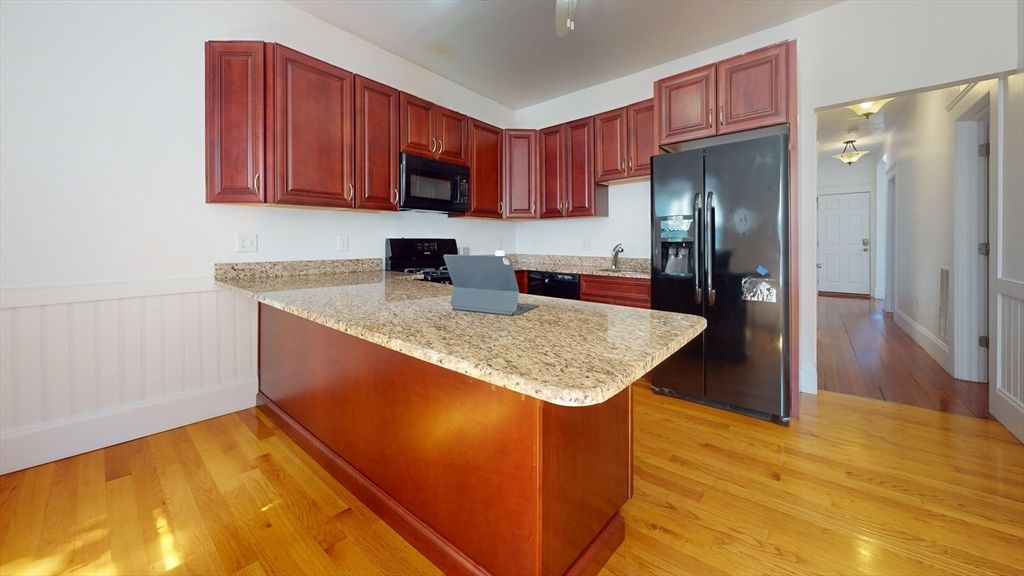 Interior, Kitchen, Wood Texture Flooring