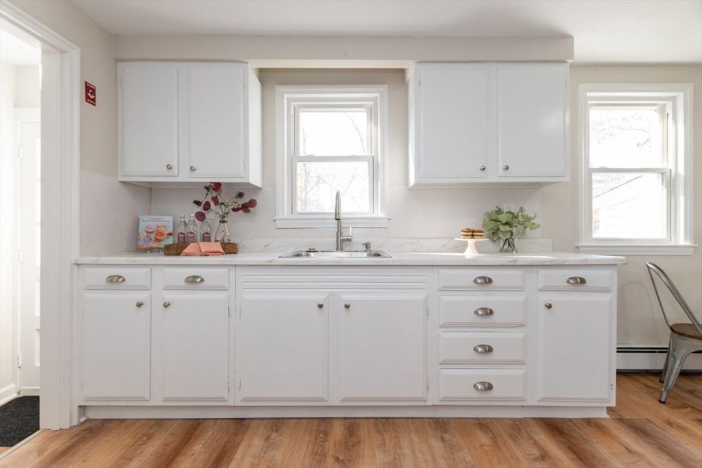 Interior, Kitchen, Wood Texture Flooring