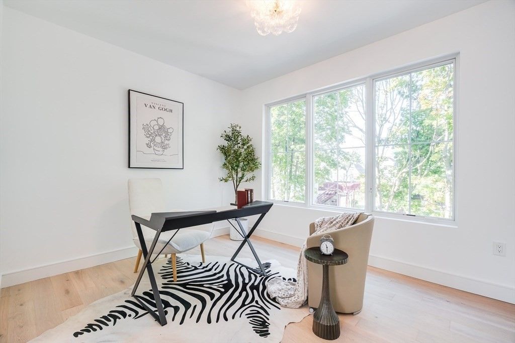 Home Office, Interior, Wood Texture Flooring