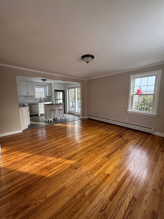 Empty room, Interior, Wood Texture Flooring