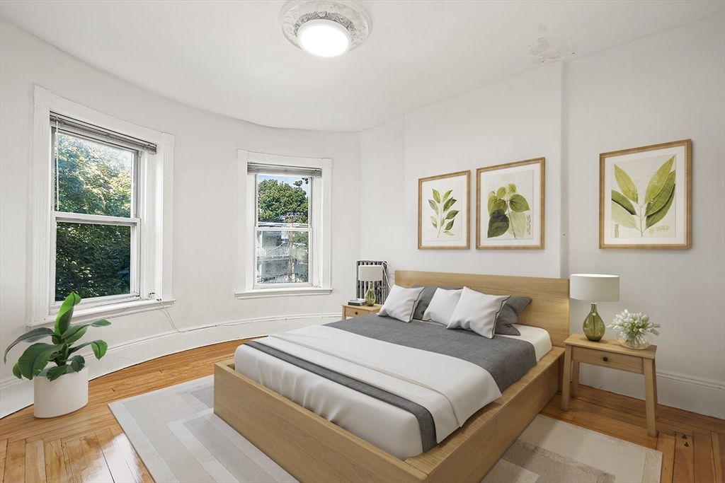 Bedroom, Interior, Wood Texture Flooring