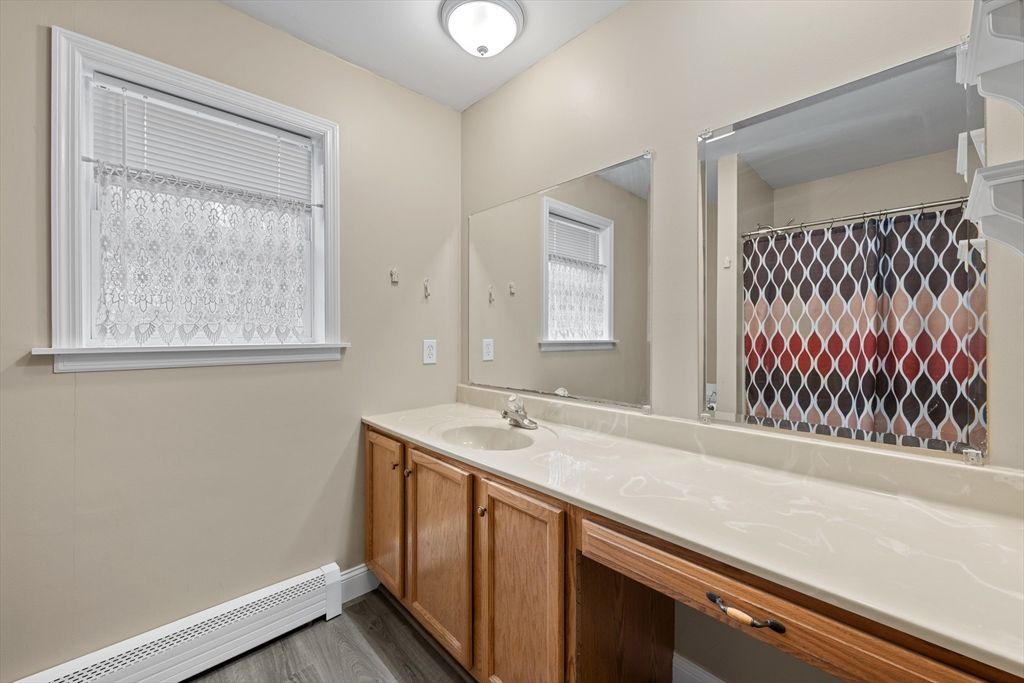 Bathroom, Interior, Wood Texture Flooring