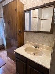 Bathroom, Interior, Wood Texture Flooring