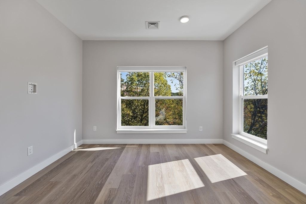 Empty room, Interior, Wood Texture Flooring