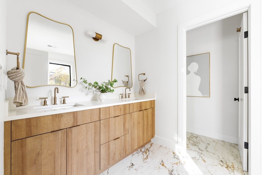 Bathroom, Dual Sink Vanities, Interior, Marble