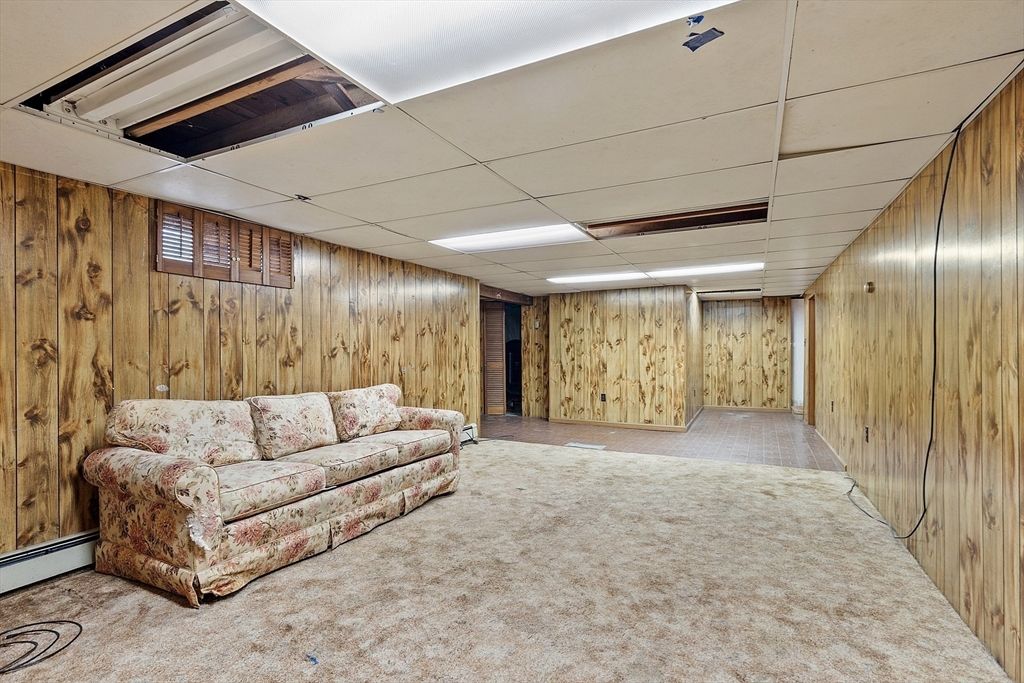 Interior, Recessed Lighting, Wooden Walls