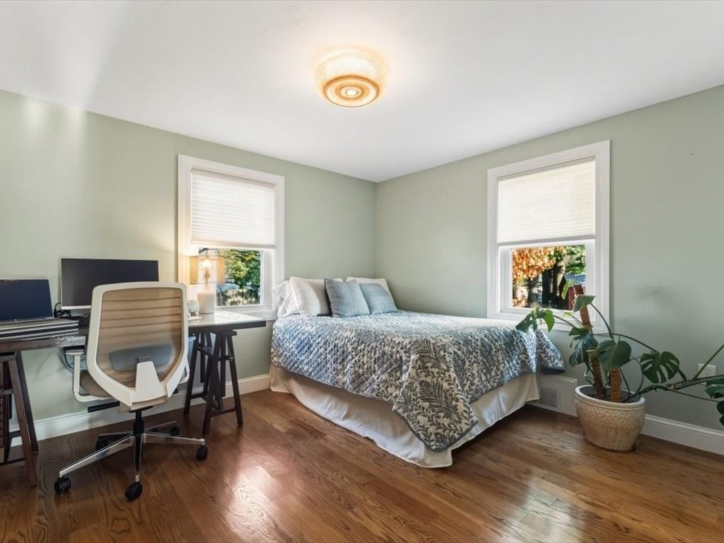 Bedroom, Home Office, Interior, Wood Texture Flooring