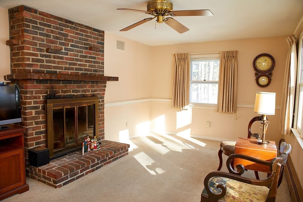 Fireplace, Interior, Stone Walls