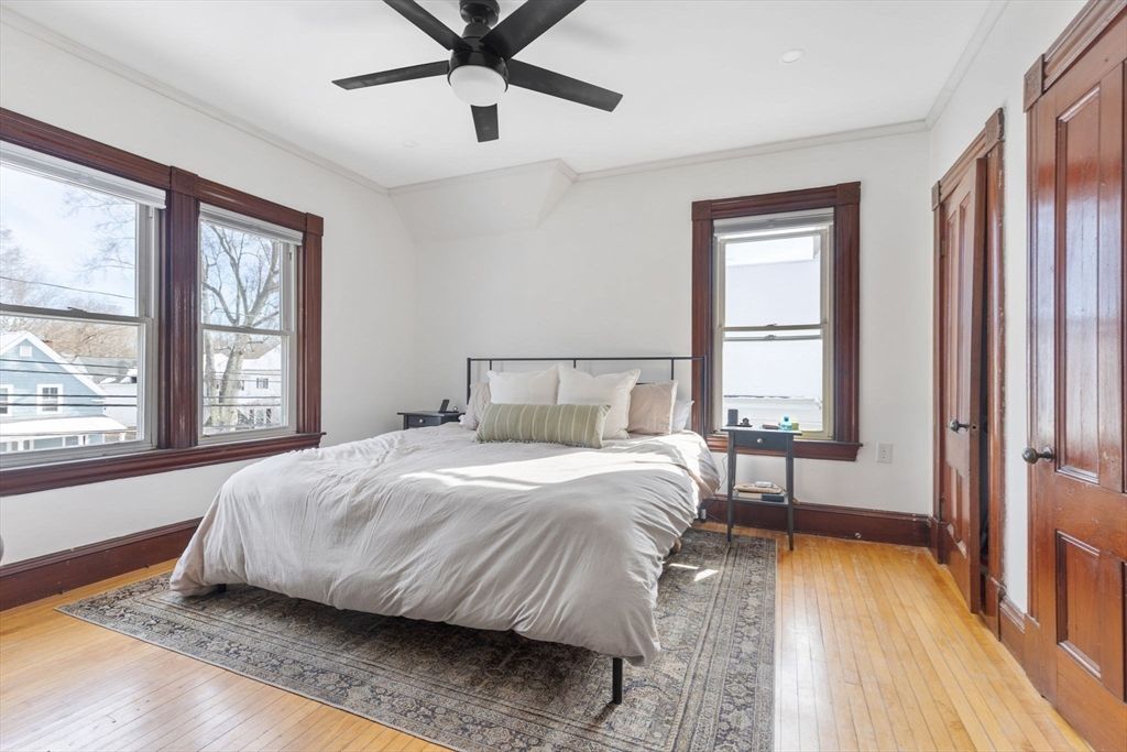 Bedroom, Interior, Wood Texture Flooring